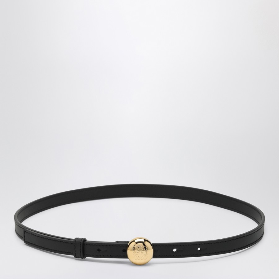 ベルト LOEWE PEBBLE ANAGRAM BLACK BELT Loewe Pebble Anagram black belt | TheDoubleF