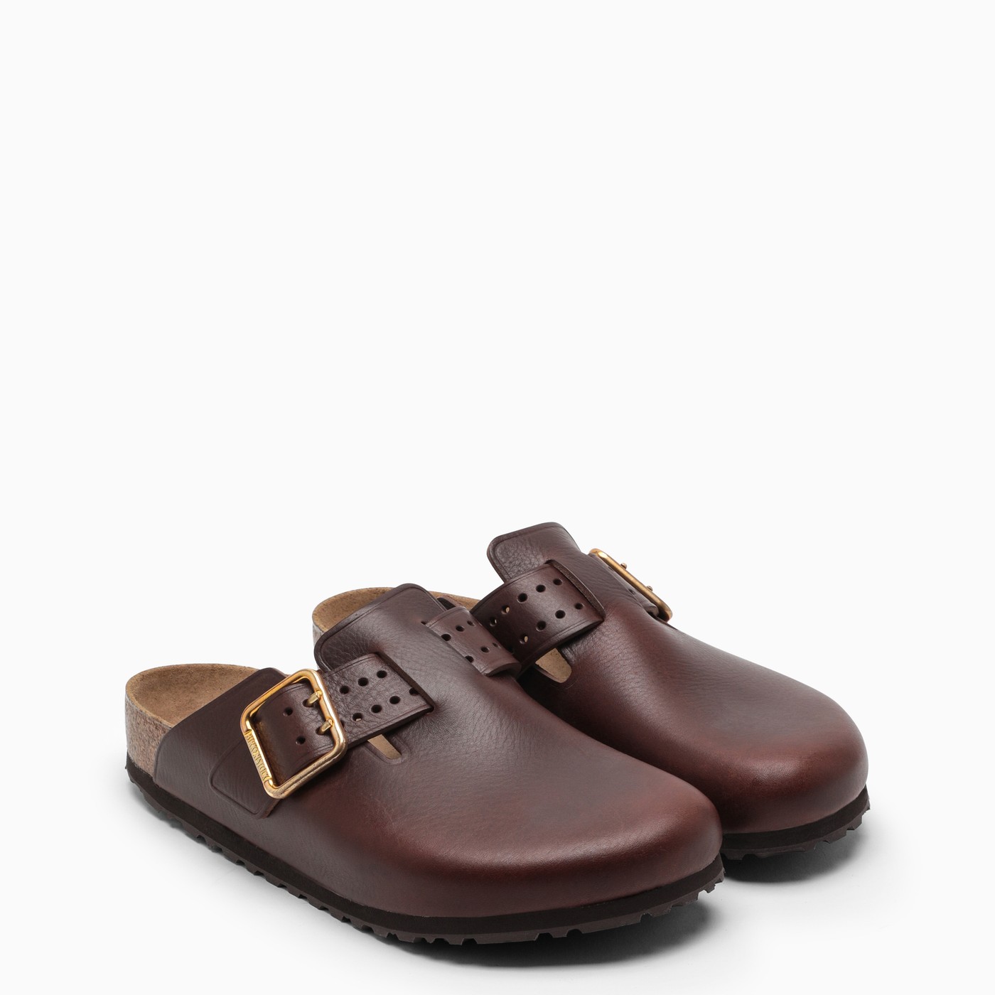 Birkenstock Brown Boston Bold Gap slipper TheDoubleF