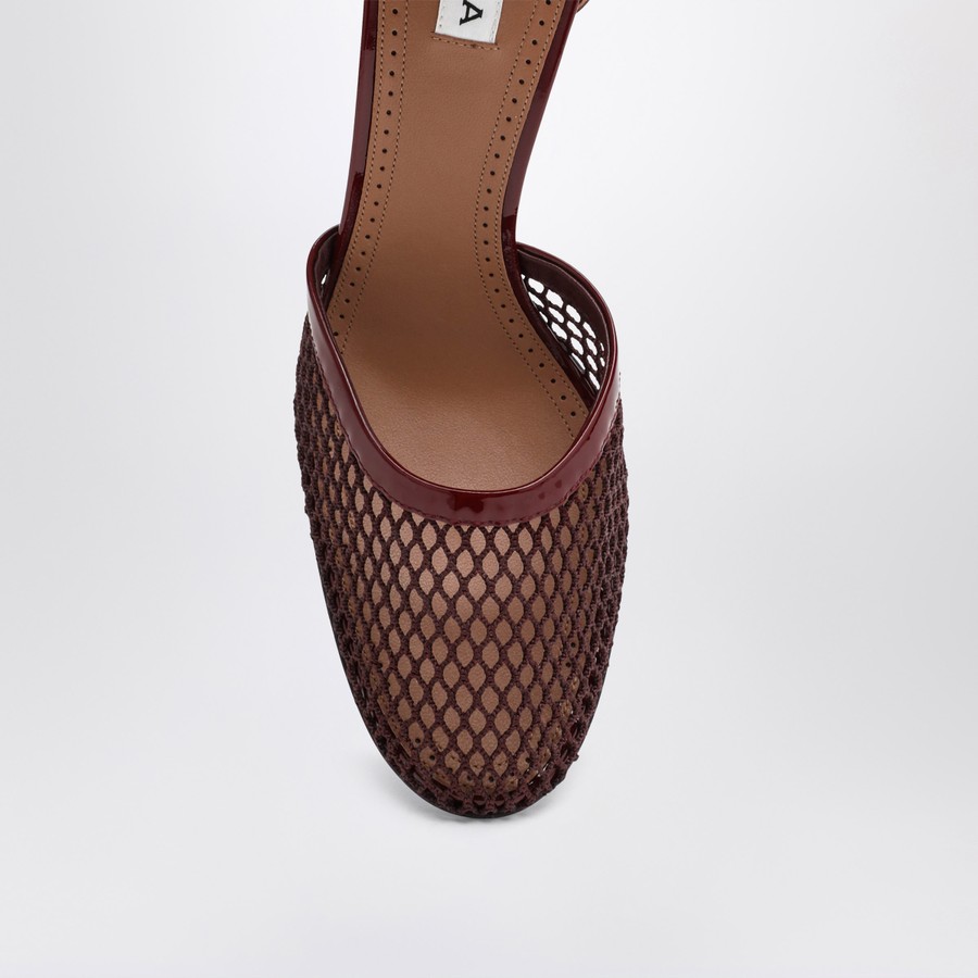 パンプス ALAIA HIGH DARK RED MESH PUMPS Alaïa High dark red mesh pumps | TheDoubleF