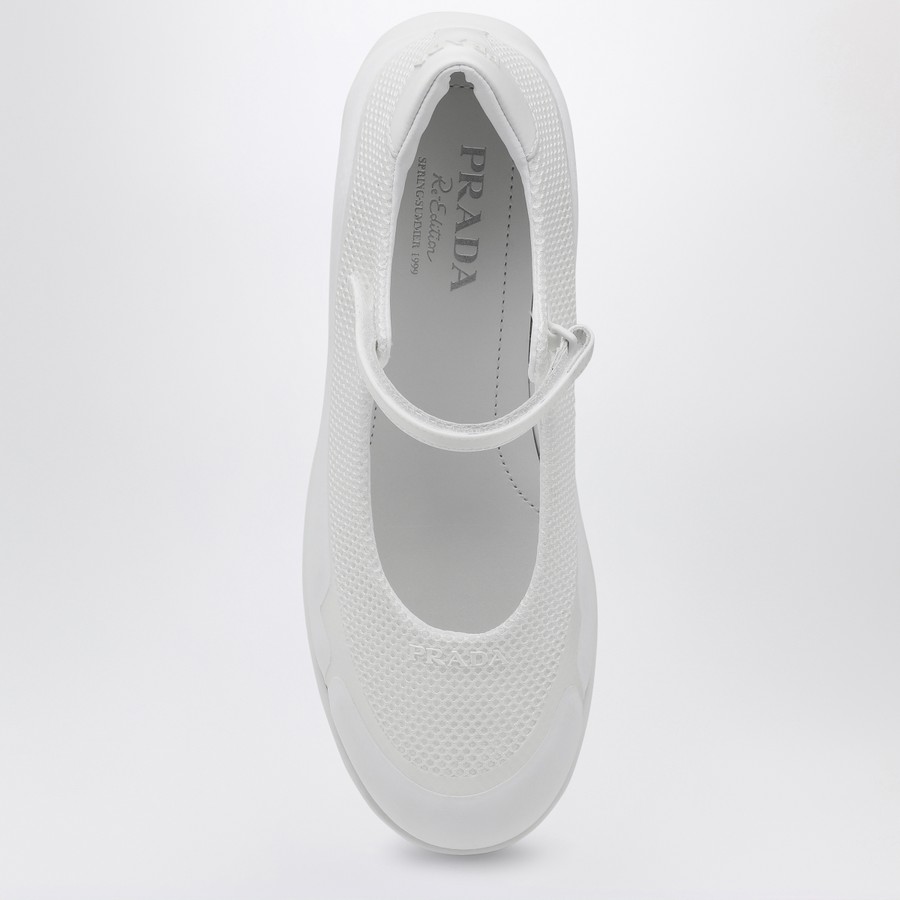 バレエシューズ PRADA WHITE MESH BALLERINA Prada White mesh ballerina | TheDoubleF