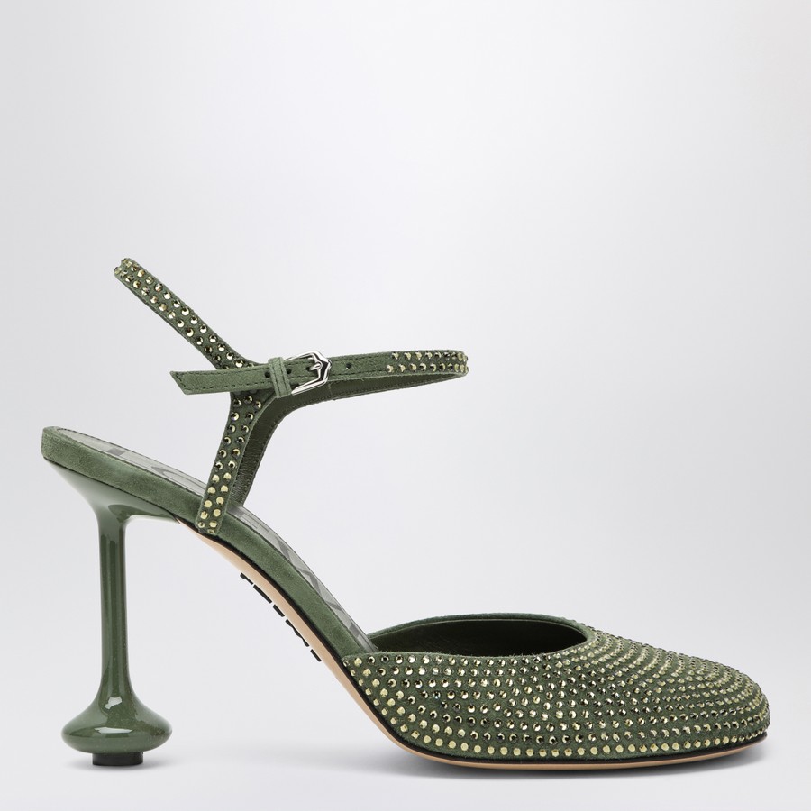 シューズ・サンダルその他 Loewe Green strass ankle decollete toy Loewe Green strass ankle décolleté toy | TheDoubleF