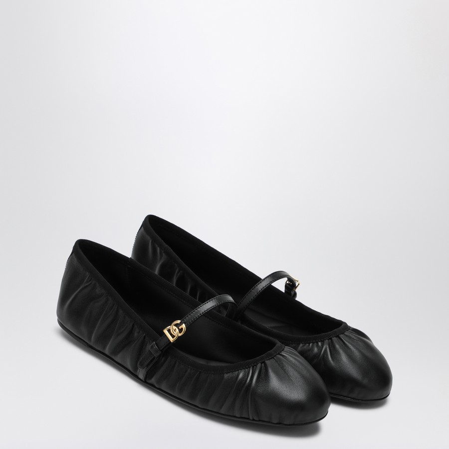 【関税&送料込】Dolce&Gabbana Black Nappa Ballerina Dolce&Gabbana Black nappa ballerina | TheDoubleF
