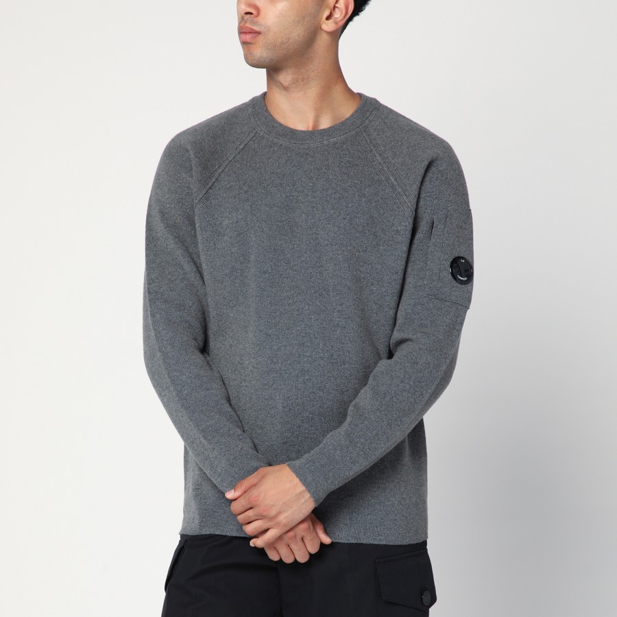 C.P. Company Grey wool-blend sweater | TheDoubleF