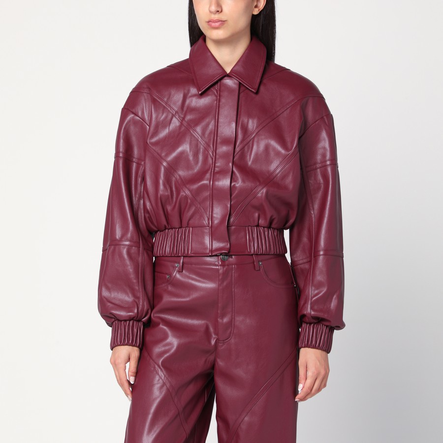 【関税&送料込】Rotate Birger Christensen Faux Leather Bombe ROTATE BIRGER CHRISTENSEN faux-leather Bomber Jacket | Black
