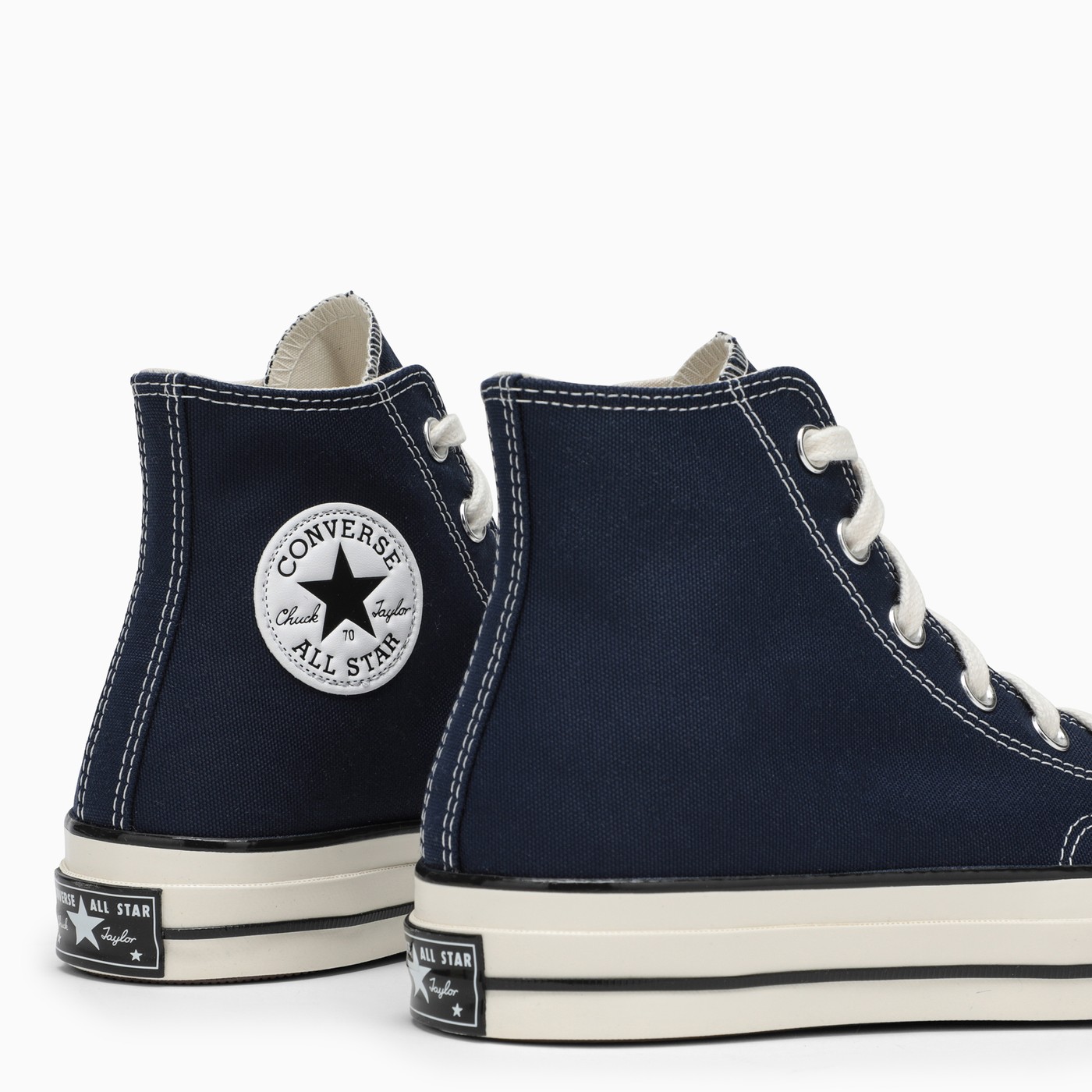 Converse Navy Chuck 70 hightop sneakers TheDoubleF