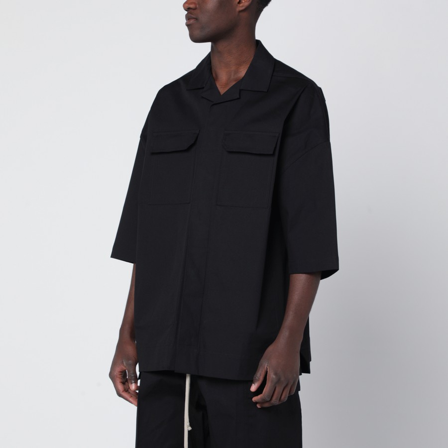 Rick Owens Black shirt with pockets | TheDoubleF