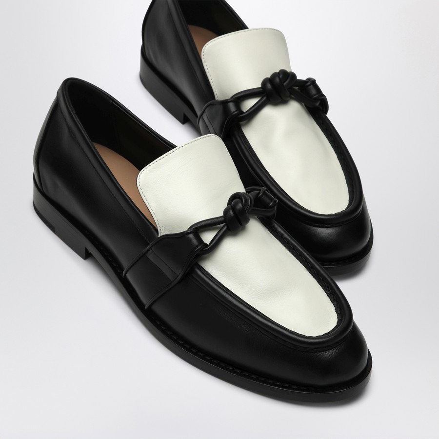Bottega Veneta Astaire Loafers in Black/White | TheDoubleF