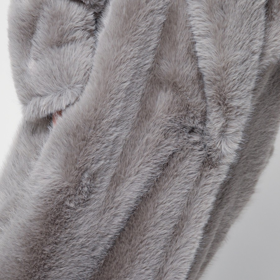 ジャケット Sportmax Light grey faux fur coat Sportmax Light grey faux fur coat | TheDoubleF