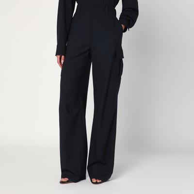 Bottega Veneta Midnight blue wool cargo trousers | TheDoubleF
