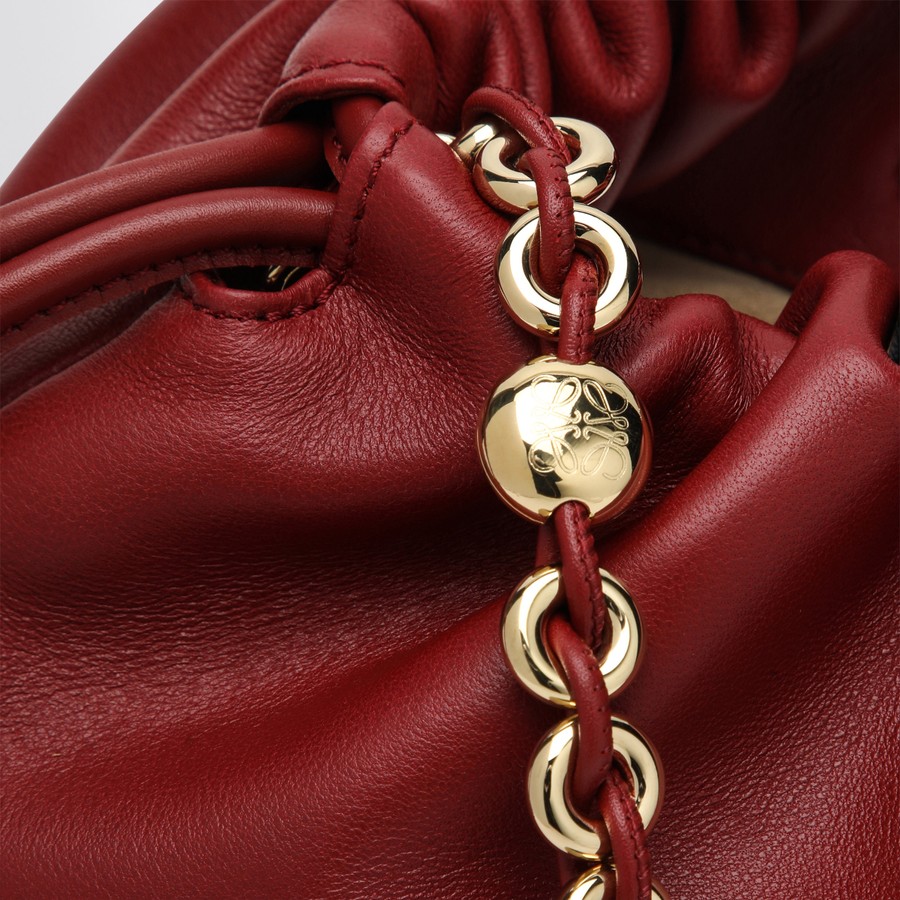 Loewe Flamenco Purse red leather bag | TheDoubleF
