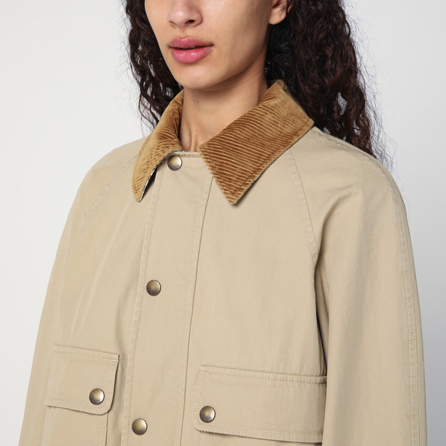 ジャケット Burberry SS25 Beige cotton jacket (8105513 A1435) Beige Cotton Field Jacket by Burberry on Sale