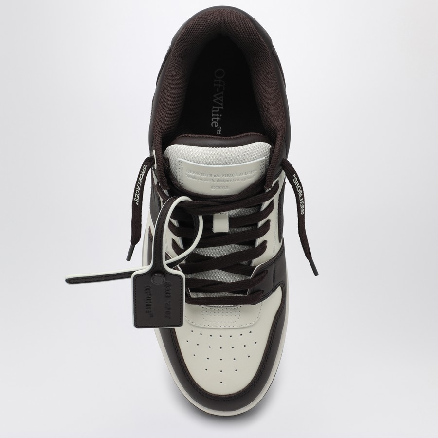 Off-White OMIA189S25LEA0074A6F 関税送料込 Off-White™ Out Of Office white/chocolate sneaker | TheDoubleF