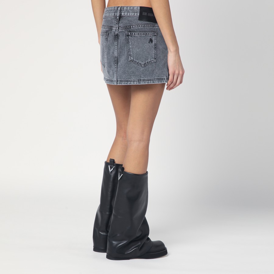 スカート The Attico Black denim mini skirt The Attico Black denim mini skirt | TheDoubleF