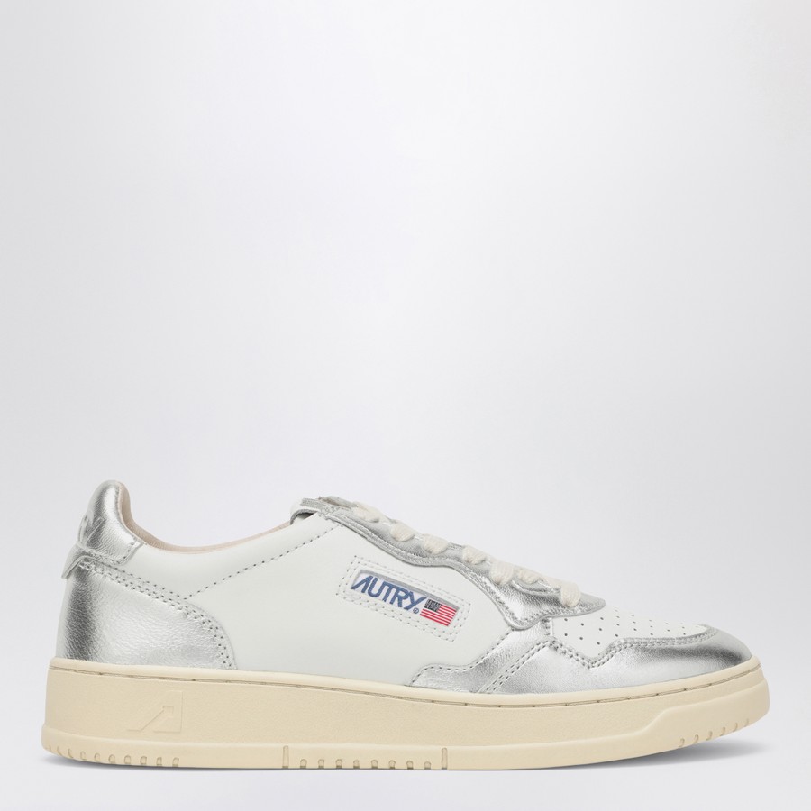 スニーカー AUTRY Woman Sneakers Silver AULWWB18 AUTRY Low Medalist white/silver trainer | TheDoubleF