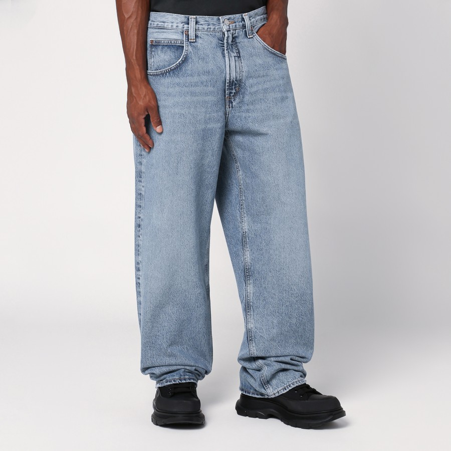 パンツ AGOLDE Relaxed Denim Pants Blue A180B1206CURIO A180B1206CURI AGOLDE Mid Rise Relaxed Boot in Curio | REVOLVE