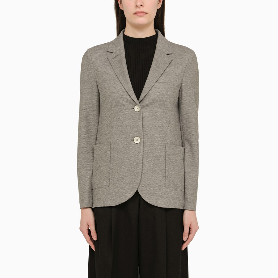 Harris Wharf London Veste droite gris clair en coton TheDoubleF