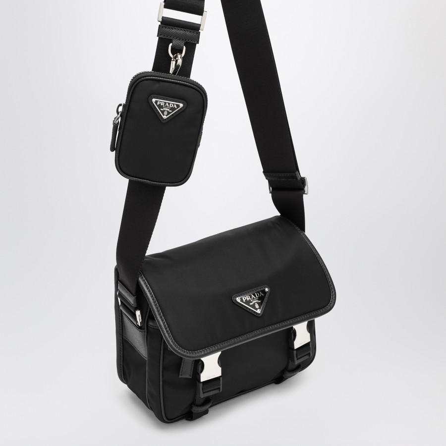 Prada Black Re-Nylon shoulder bag | TheDoubleF