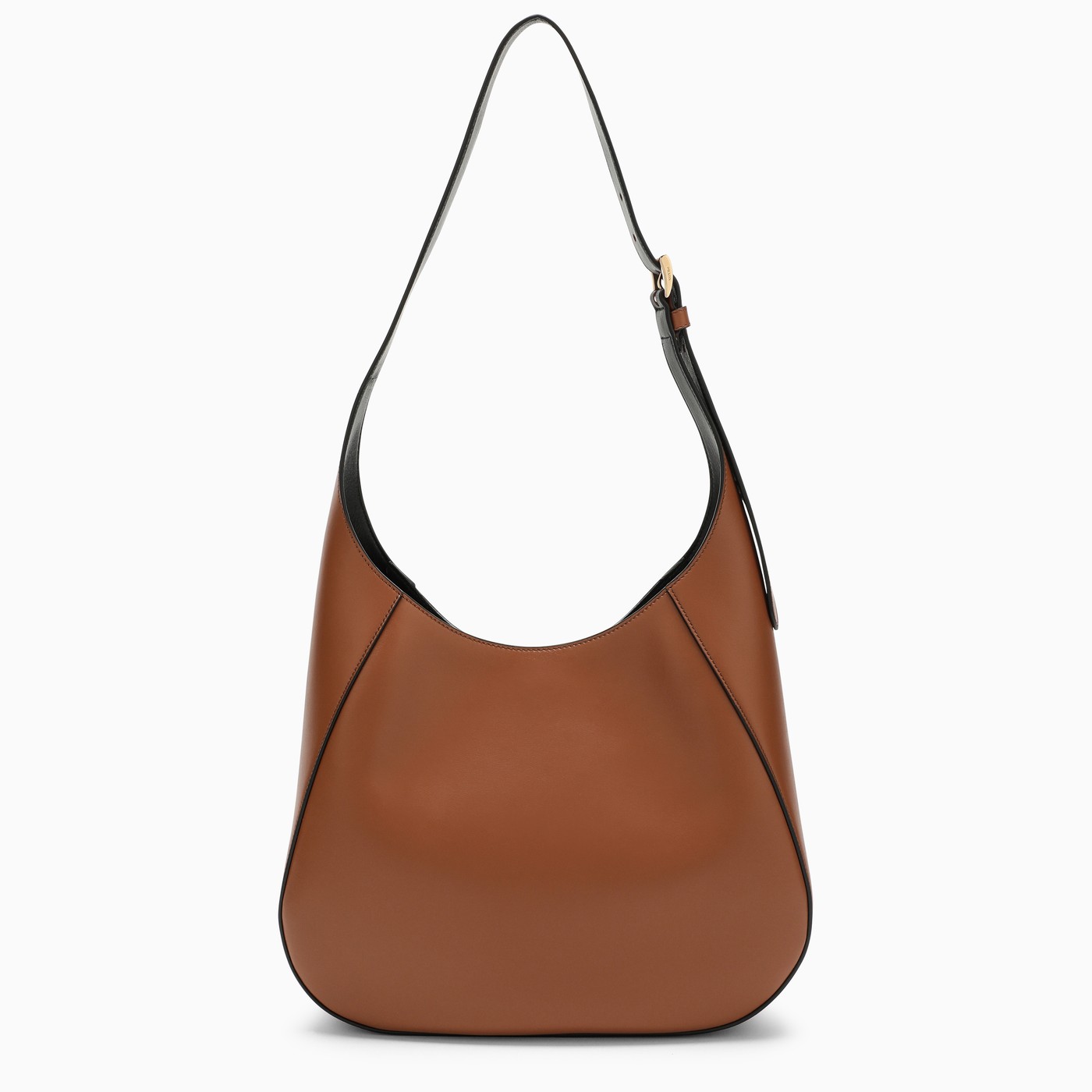 Prada Cognac leather shoulder bag TheDoubleF