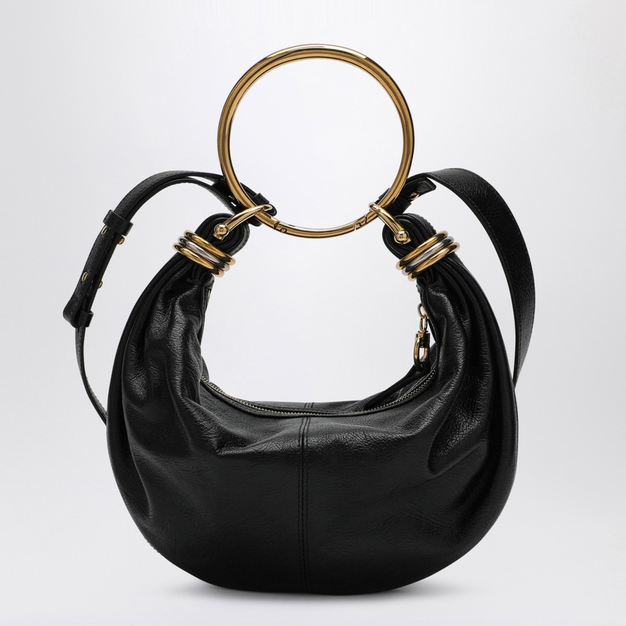 トートバッグ Chloe SS25 BRACELET BAG (CHC24AS611N72 527) Chloé Small Bracelet Hobo bag blue | TheDoubleF