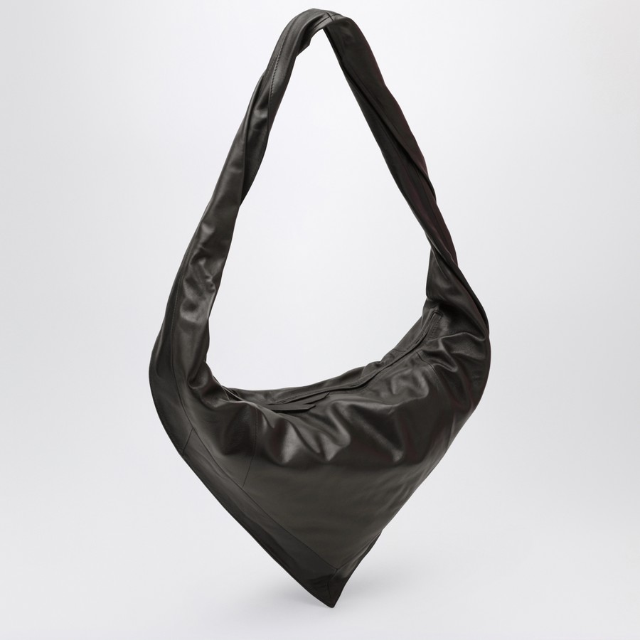 LEMAIRE Small Black Extended Scarf Bag | TheDoubleF