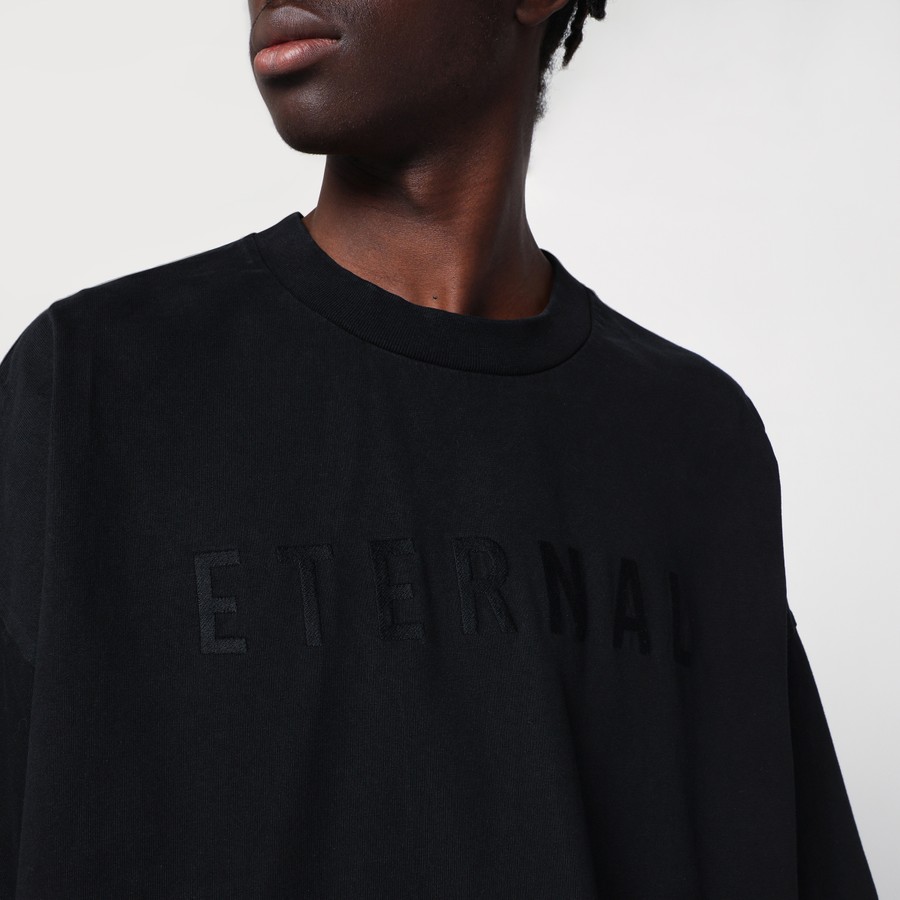 Tシャツ・カットソー FEAR OF GOD SS25 'Eternal' T-shirt (FGE2505111HWJ BLACK) Eternal Jersey Tee in Black | Fear of God ETERNAL Collection