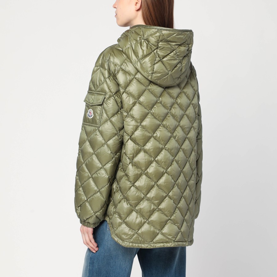 ジャケット MONCLER GREEN QUILTED JACKET IN NYLON Moncler Green quilted jacket in nylon | TheDoubleF