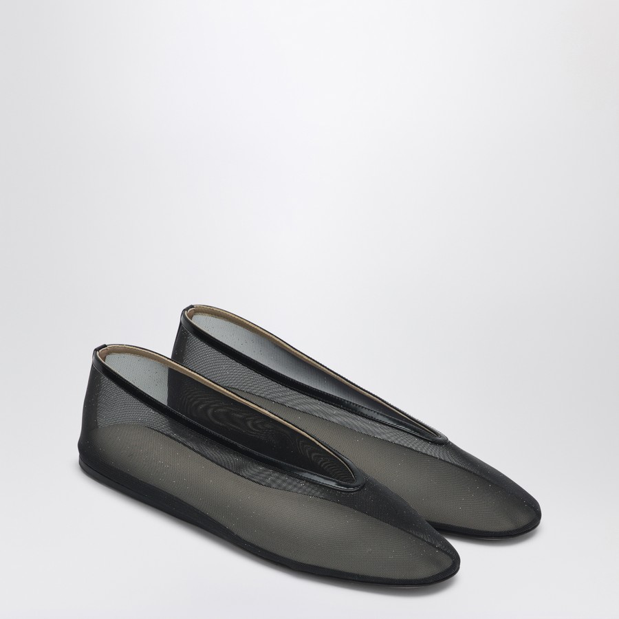 シューズ・サンダルその他 Le Monde Beryl Black glitter Luna slipper with net Le Monde Béryl Black glitter Luna slipper with net | TheDoubleF