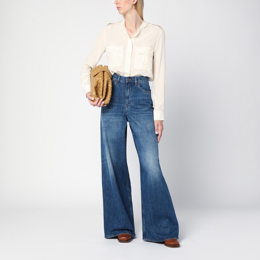 Chloé Ivory silk blouse | TheDoubleF