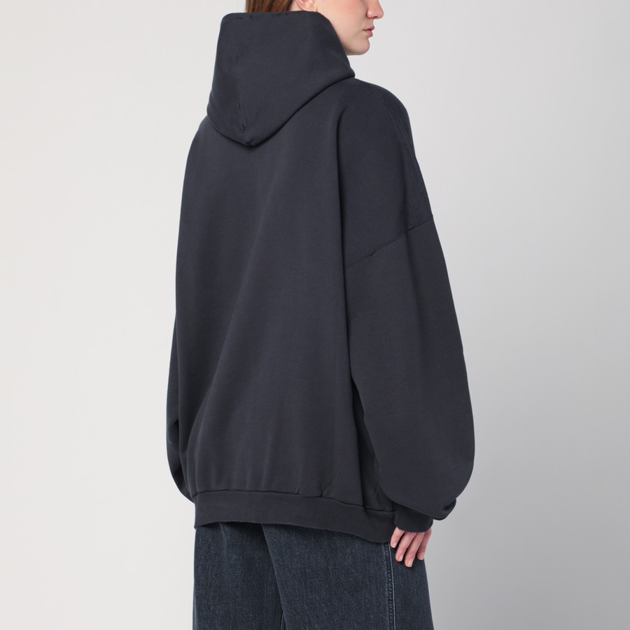 【関込・国内発送】BALENCIAGA Optical Black Oversized Hoodie Women's Optical Hoodie Large Fit in Black/white | Balenciaga US
