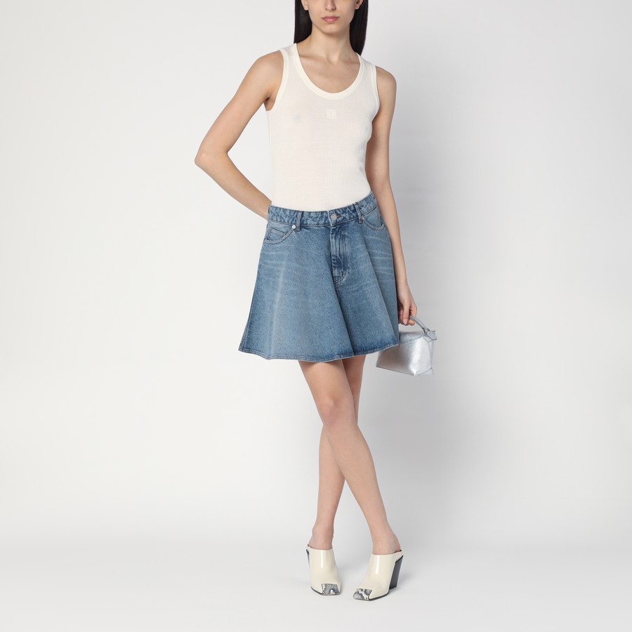 Tシャツ・カットソー LOEWE WHITE SILK TANK TOP Loewe White Silk Tank Top | italist