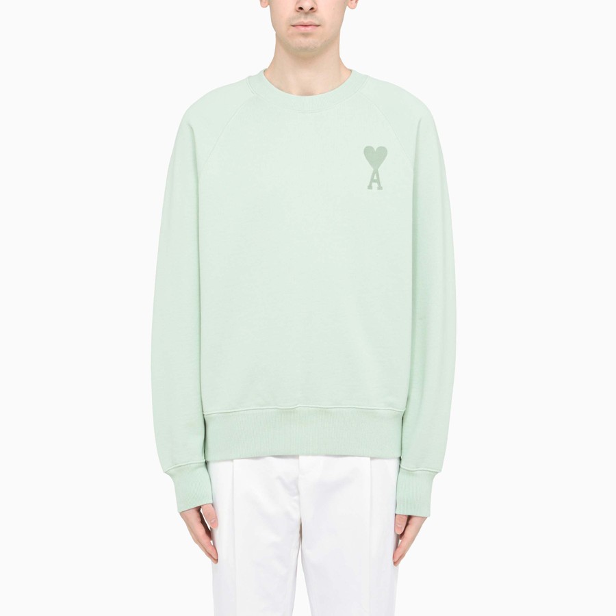 ami green sweatshirt