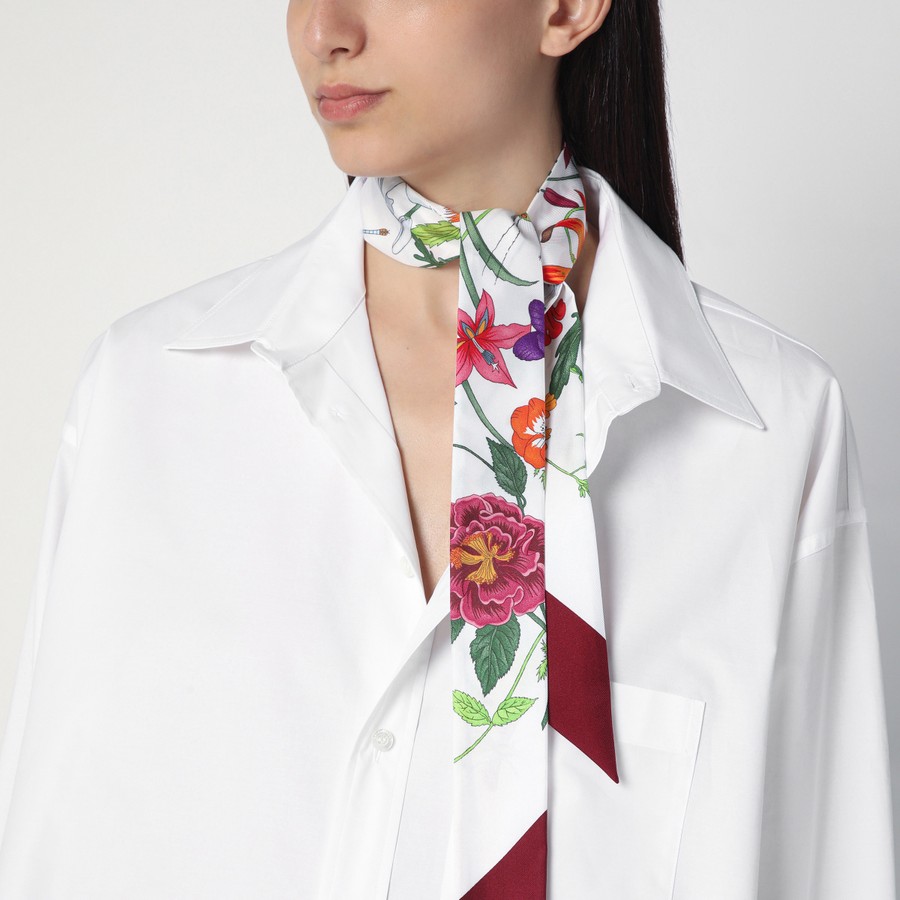 ボレロ・ショール GUCCI Thin scarf in multicolour printed silk GUCCI Thin scarf in multicolour printed silk | TheDoubleF