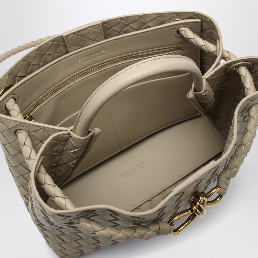 Bottega Veneta Ecru Andiamo medium bag | TheDoubleF