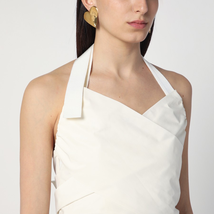 ワンピース Patou Ivory Dress With A Bow On The Back Patou Ivory dress with a bow on the back | TheDoubleF