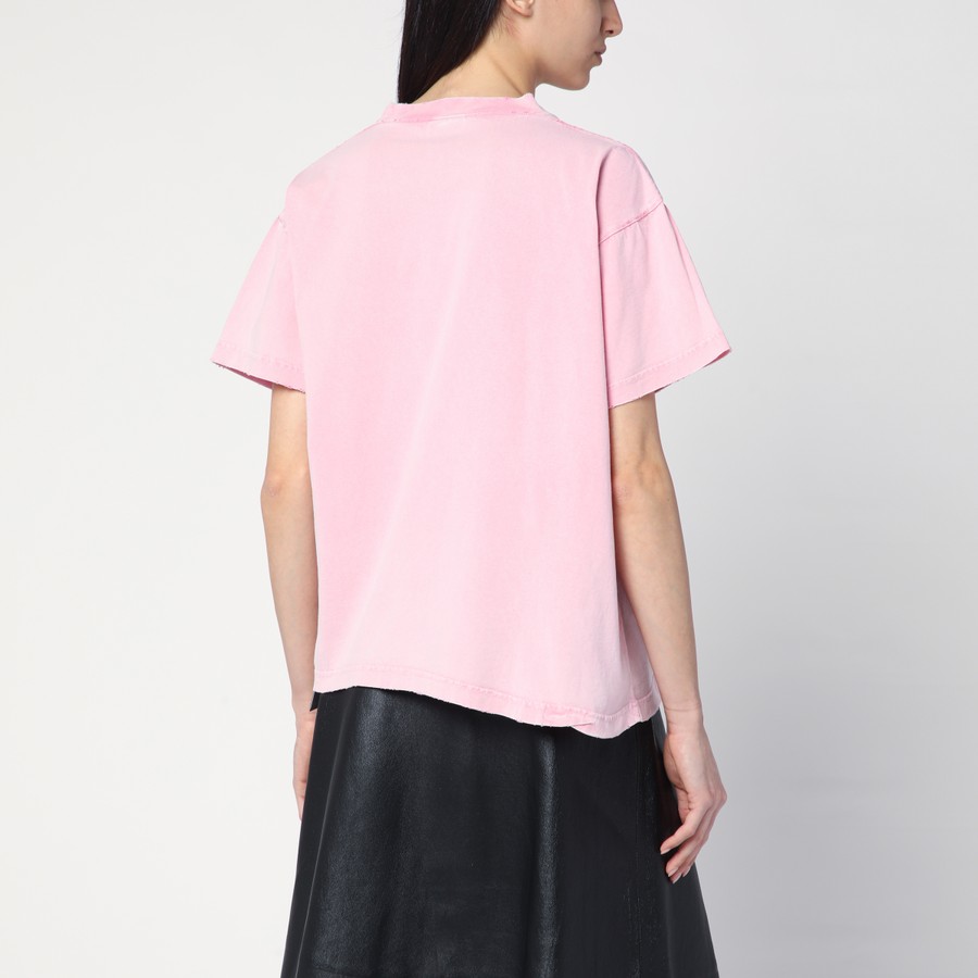 Balenciaga Laurel Classic pink boxy T-shirt | TheDoubleF