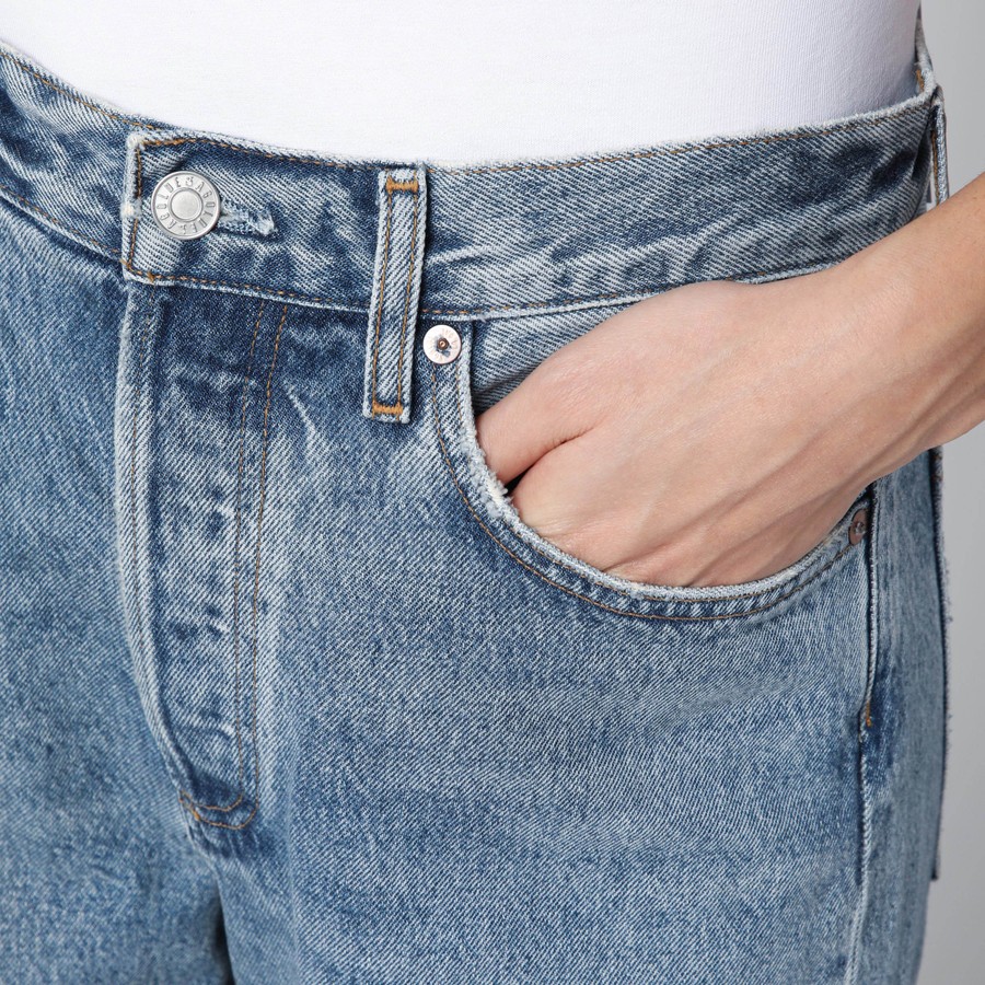 デニム・ジーパン AGOLDE Women Denim Pants A91581206 SWIN BLUE WOMEN DENIM PANTS – AGOLDE