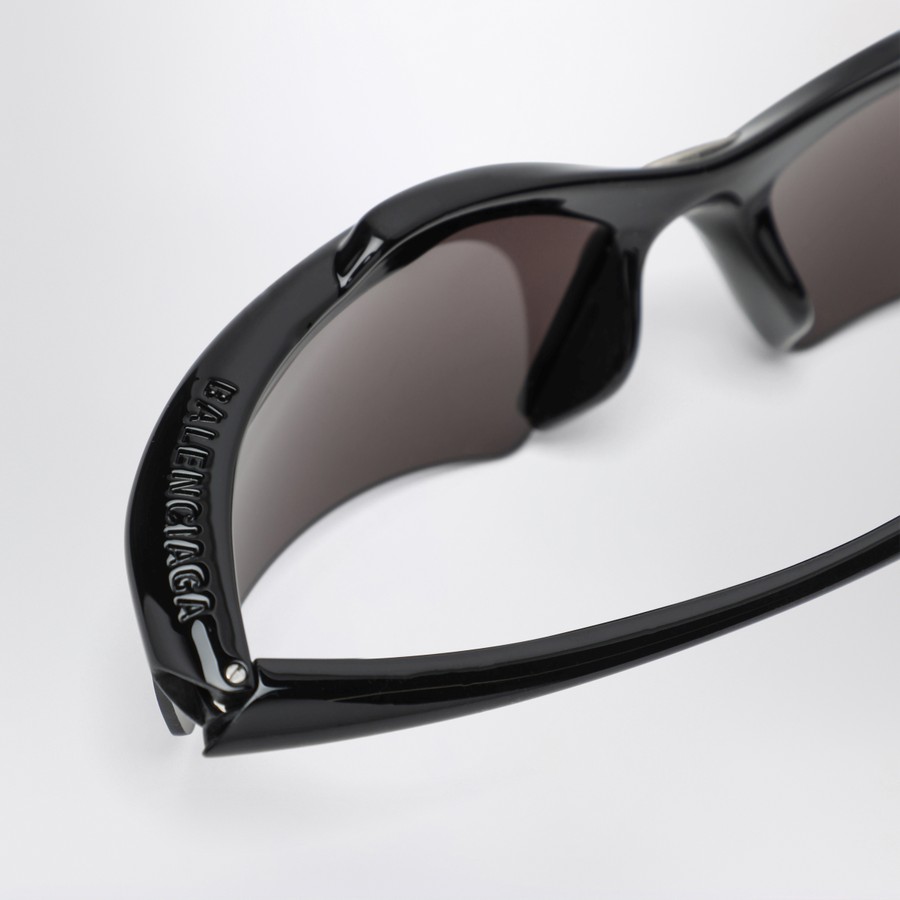 サングラス BALENCIAGA Woman Sunglasses Black 1 830305T0007 1000 Balenciaga Turbo Rectangle black sunglasses | TheDoubleF