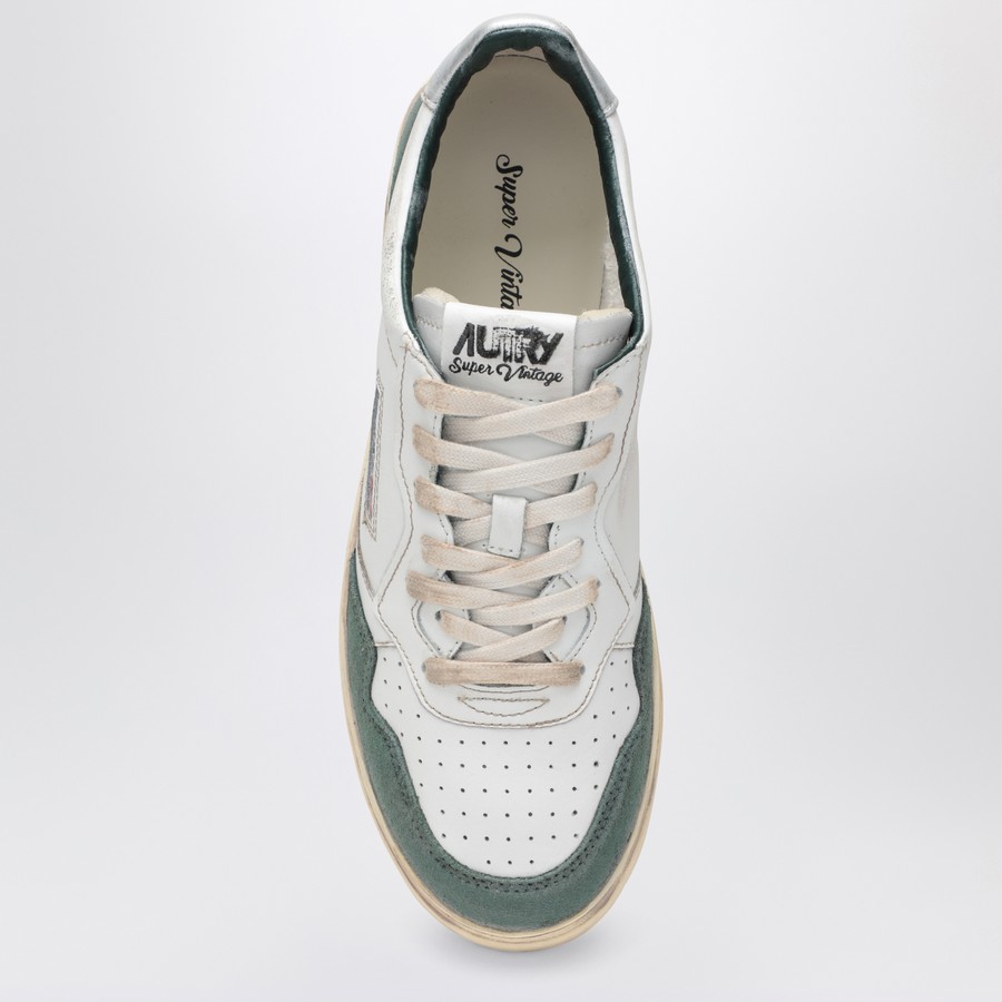 スニーカー AUTRY MEDALIST LOW SUPER VINTAGE SNEAKERS GREEN/SILVER AUTRY Medalist Low Super Vintage sneakers green/silver