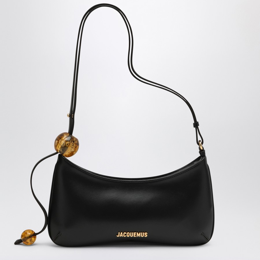 JACQUEMUS Schwarze Tasche Le Bisou aus Leder TheDoubleF