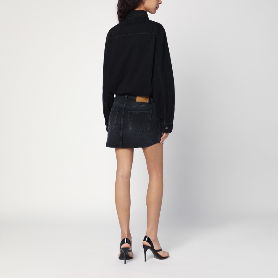 ワンピースその他 HAIKURE Washed black Tamu mini dress in denim HAIKURE Washed black Tamu mini dress in denim | TheDoubleF