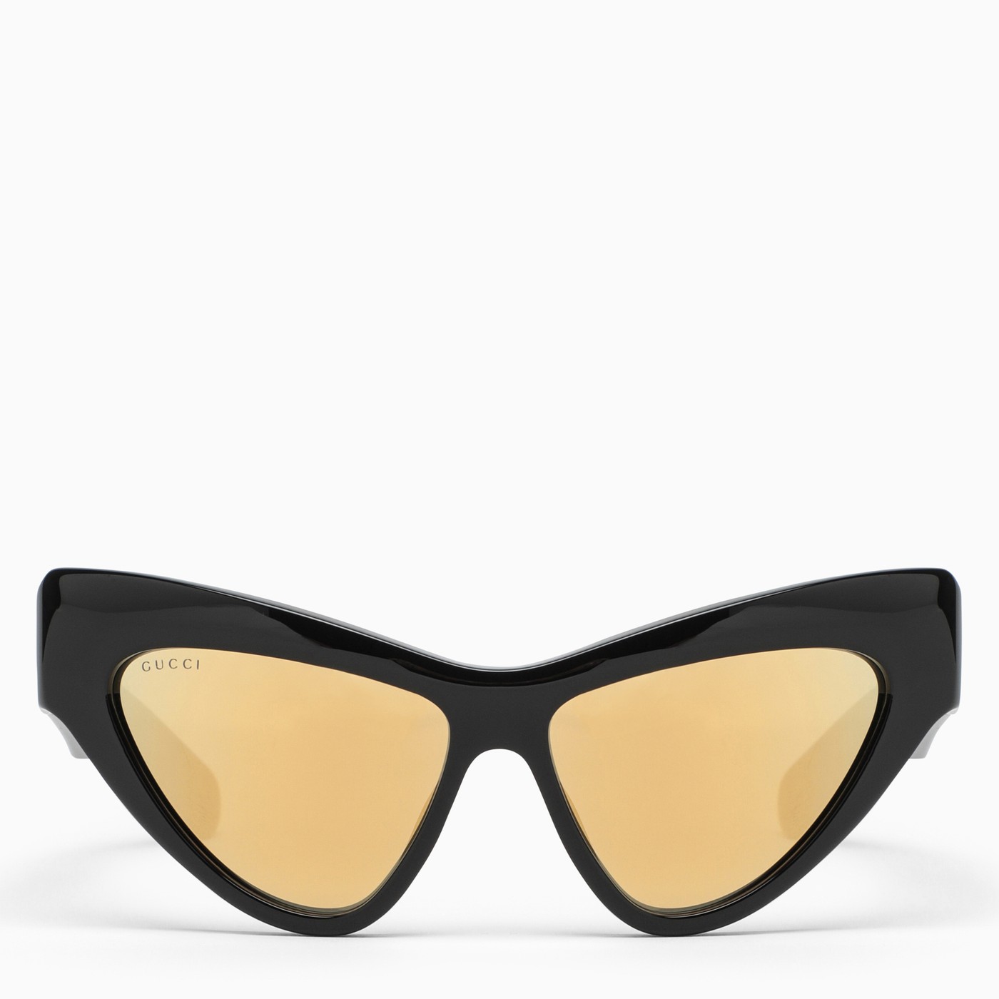 GUCCI Black/gold cateye sunglasses TheDoubleF