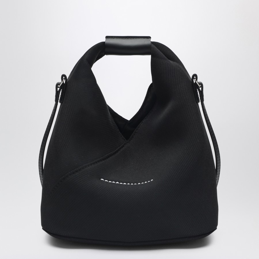 MM6 Maison Margiela 黒 ケース MM6 Maison Margiela Japanese Crossbody Bag black mesh | TheDoubleF