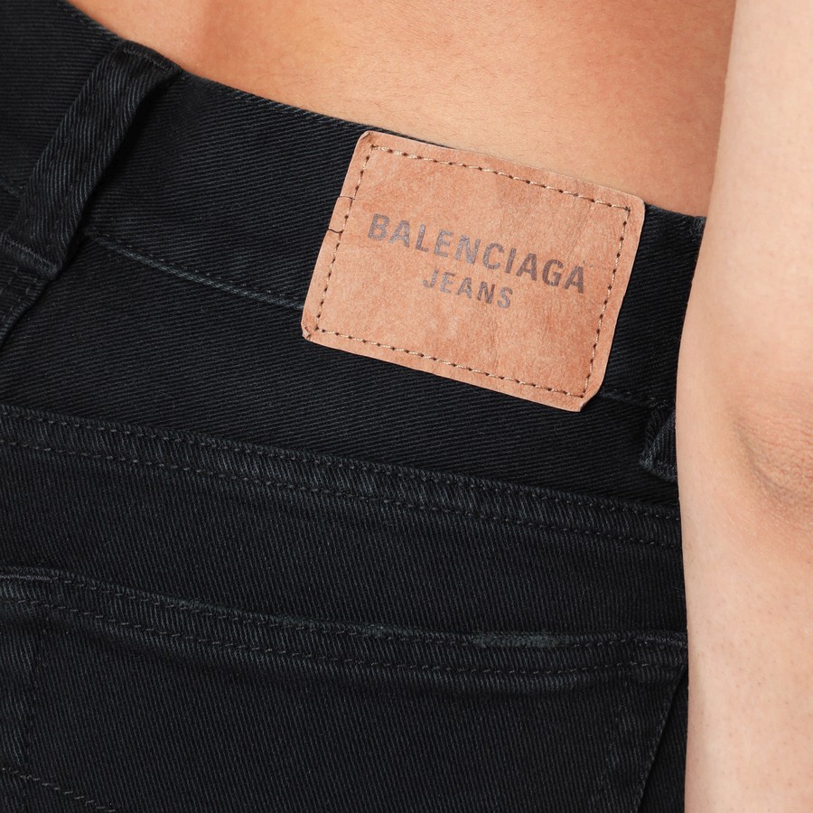 Balenciaga Black Bootcut Slim Fit denim trousers | TheDoubleF
