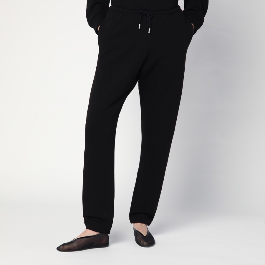 パンツ The Row Teo Black Cotton And Cashmere Trousers The Row Teo black cotton and cashmere trousers | TheDoubleF