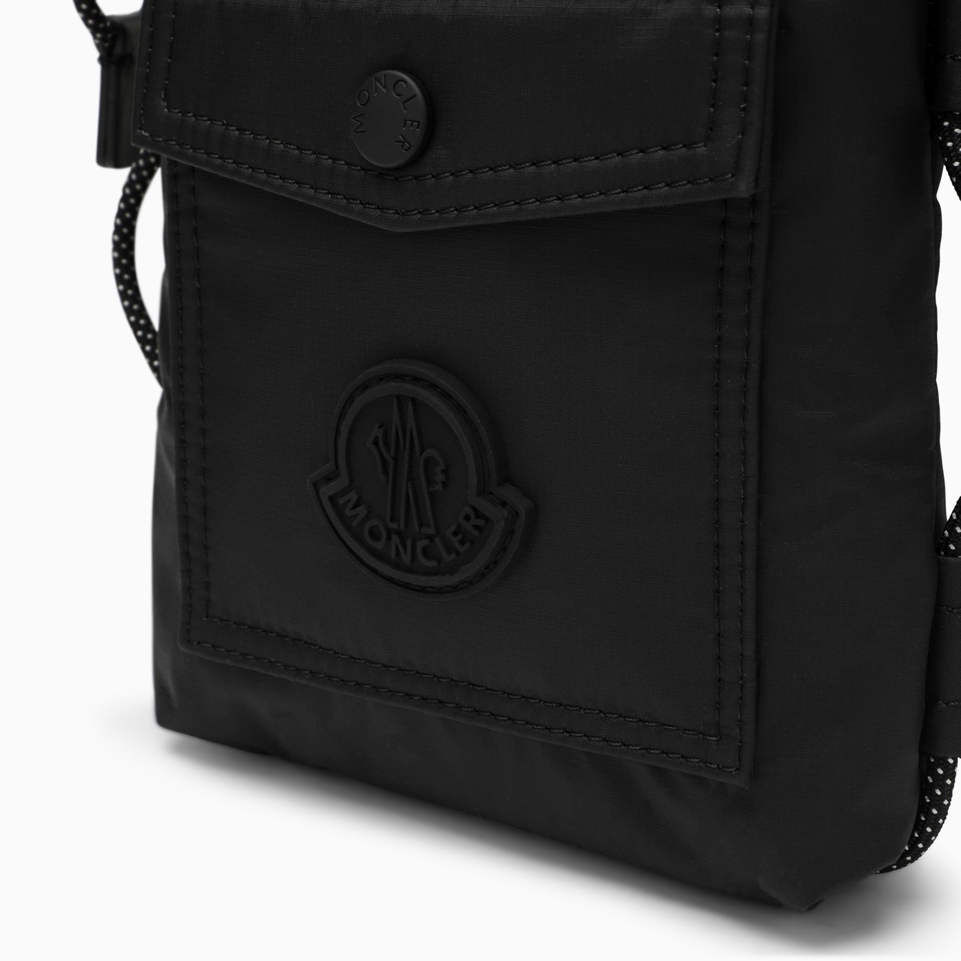 Moncler Makaio black nylon crossbody bag TheDoubleF