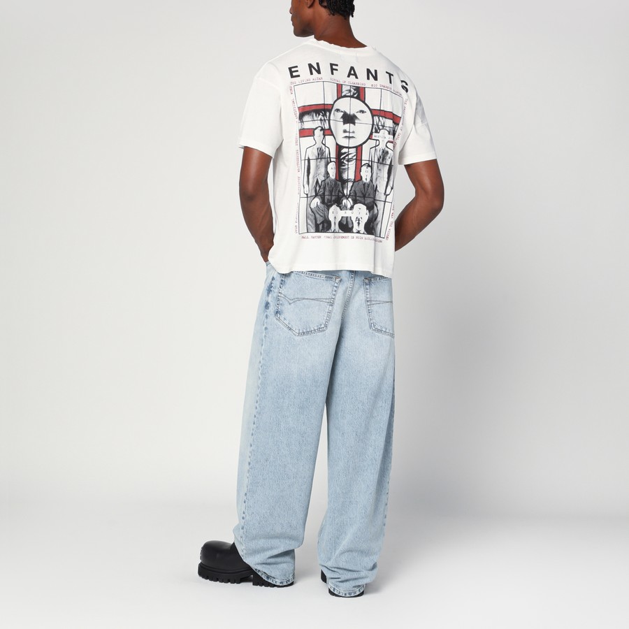 トップスその他 Enfants Riches Deprimes Ritual Prayer white vintage-effect T Enfants Riches Déprimés Ritual Prayer white vintage-effect T