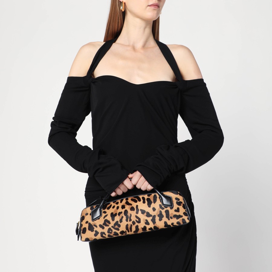 ハンドバッグ Alaia Pochette Le Teckel in leopard print calfskin Alaïa Pochette Le Teckel in leopard print calfskin | TheDoubleF