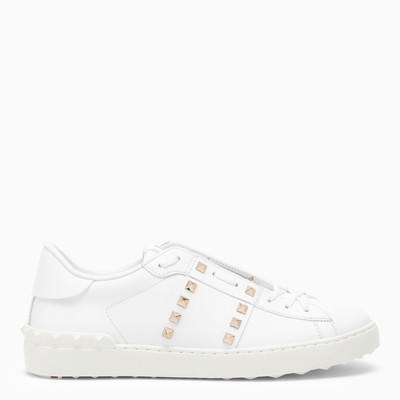 valentino bansi leather trainers