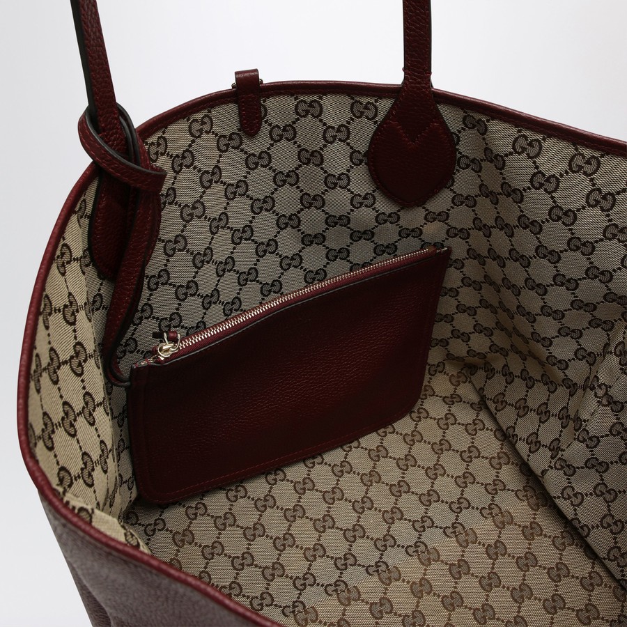 トートバッグ GUCCI Large size bag Gucci Totissima Rosso Ancora Gucci Totissima large reversible tote bag in Rosso Ancora