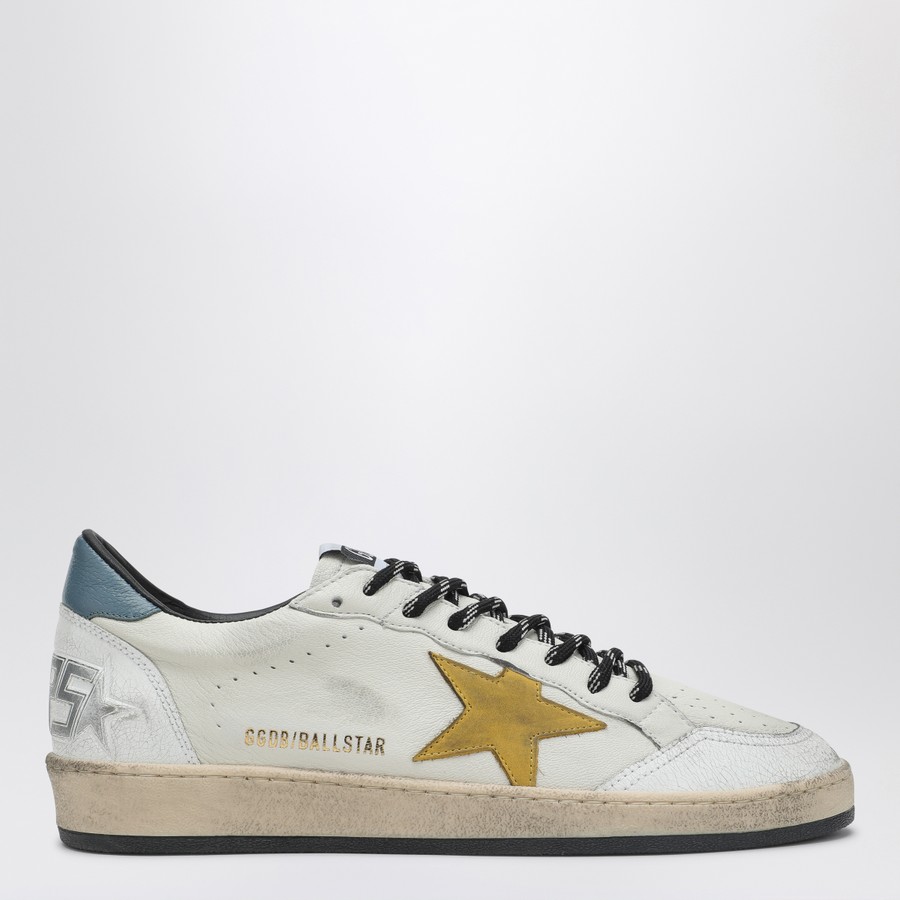 スニーカー Golden  Sneaker Ball Star In Pelle Golden Goose Ball Star Sneaker White Leather/Gold/Black